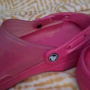 CROCS Pink Women's Mules & Clogs